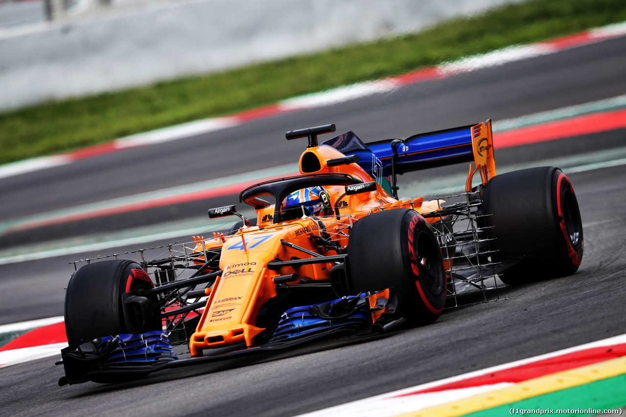 TEST F1 BARCELLONA 16 MAGGIO, Lando Norris (GBR) McLaren MCL33 Test Driver.
16.05.2018.