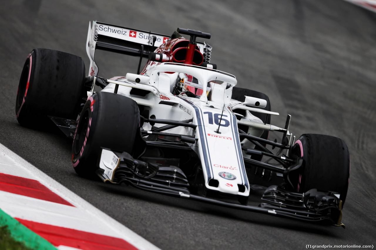 TEST F1 BARCELLONA 16 MAGGIO, Charles Leclerc (MON) Sauber F1 Team C37.
16.05.2018.