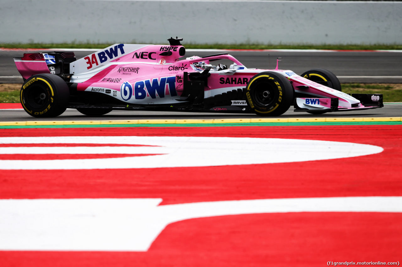 TEST F1 BARCELLONA 16 MAGGIO, Nikita Mazepin (RUS) Sahara Force India F1 VJM11 Development Driver.
16.05.2018.