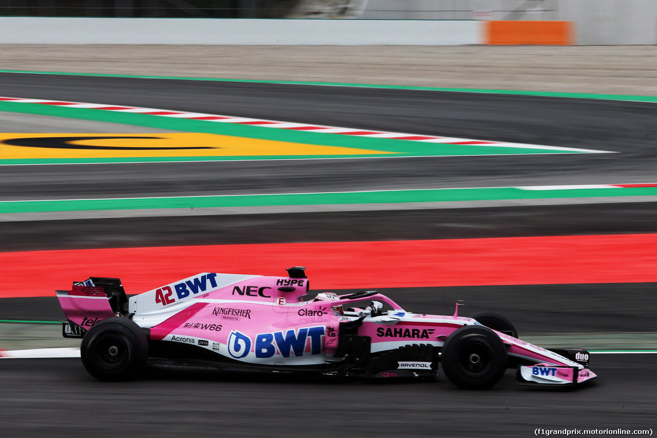 TEST F1 BARCELLONA 16 MAGGIO