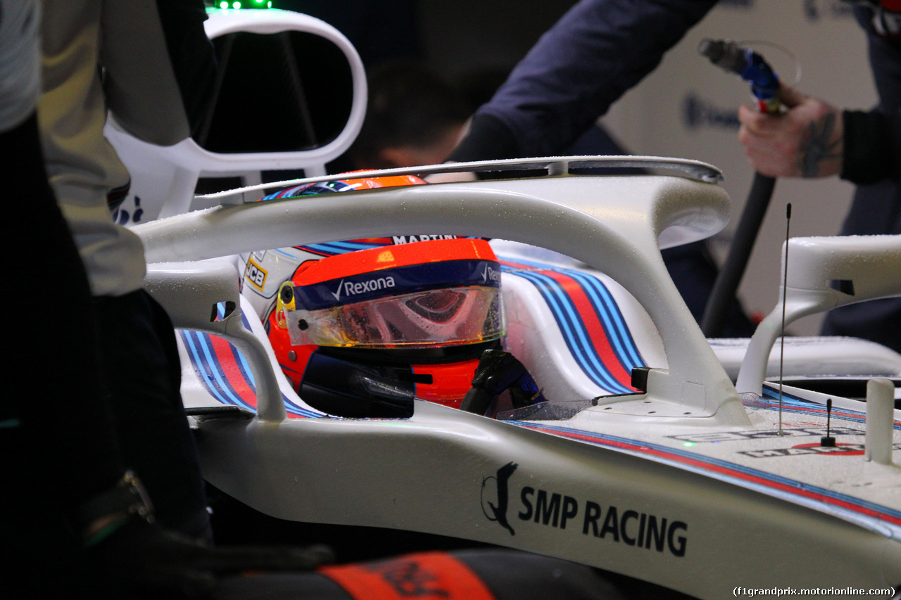 TEST F1 BARCELLONA 1 MARZO, 28.02.2018 - Robert Kubica (POL) Williams FW41 Reserve e Development Driver