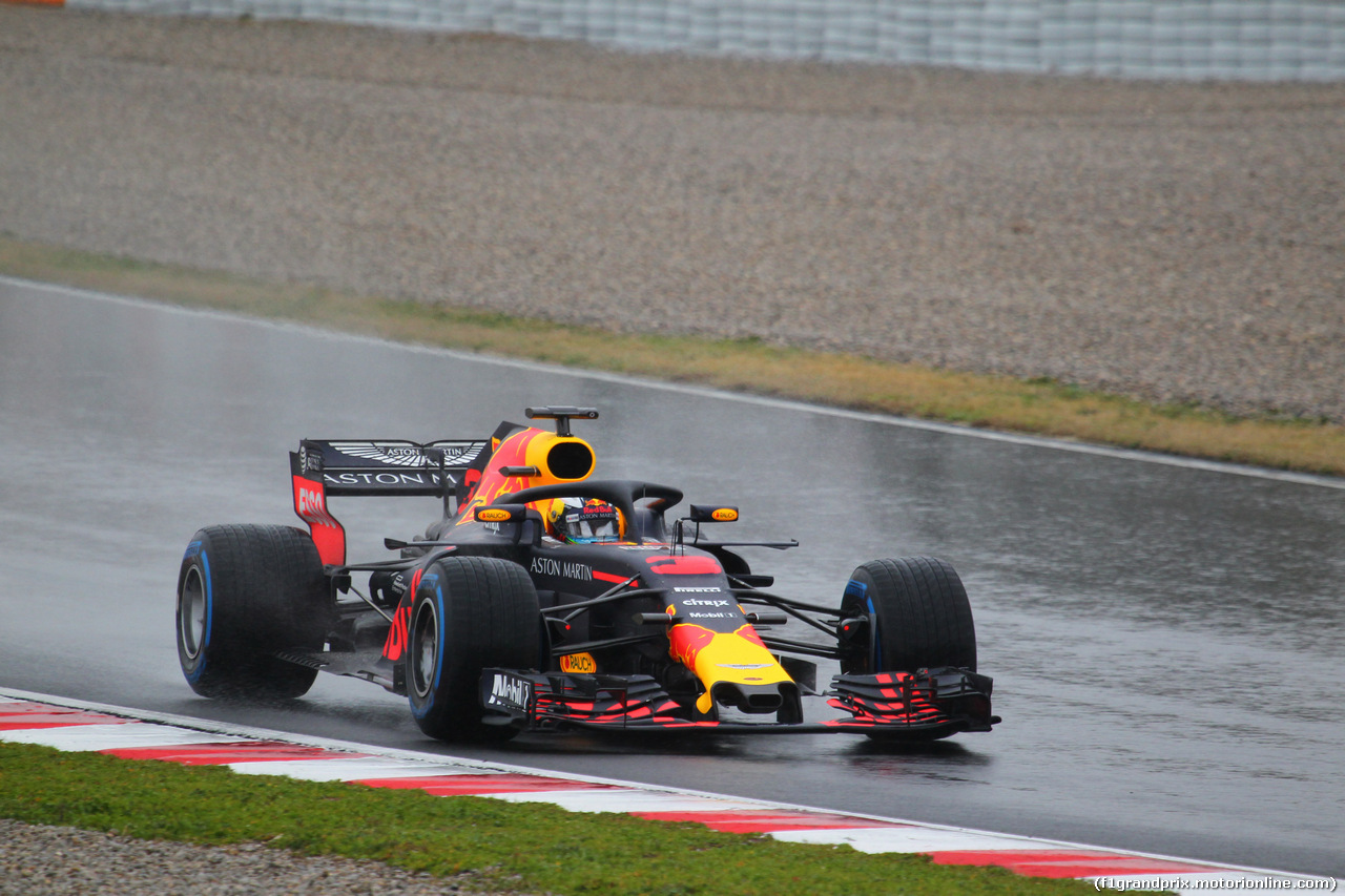 TEST F1 BARCELLONA 1 MARZO, 28.02.2018 - Daniel Ricciardo (AUS) Red Bull Racing RB14