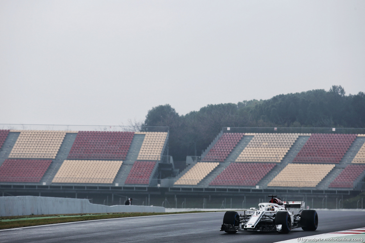 TEST F1 BARCELLONA 1 MARZO, Marcus Ericsson (SWE) Sauber C37.
01.03.2018.