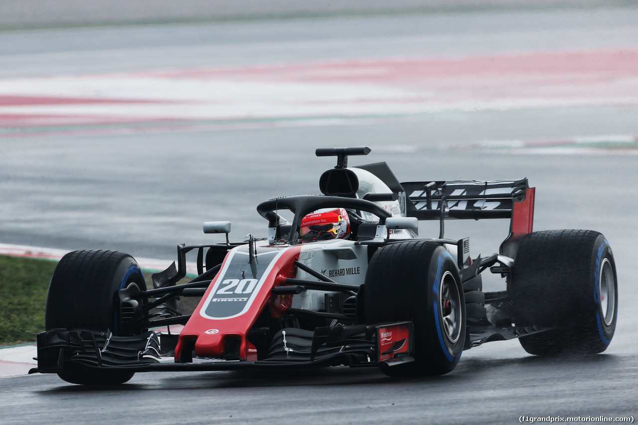 TEST F1 BARCELLONA 1 MARZO, Kevin Magnussen (DEN) Haas VF-18.
01.03.2018.
