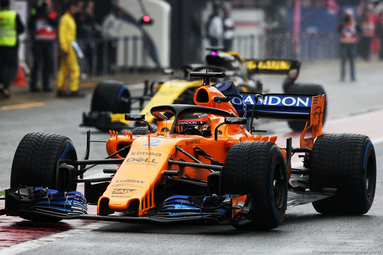 TEST F1 BARCELLONA 1 MARZO, Stoffel Vandoorne (BEL) McLaren MCL33.
01.03.2018.