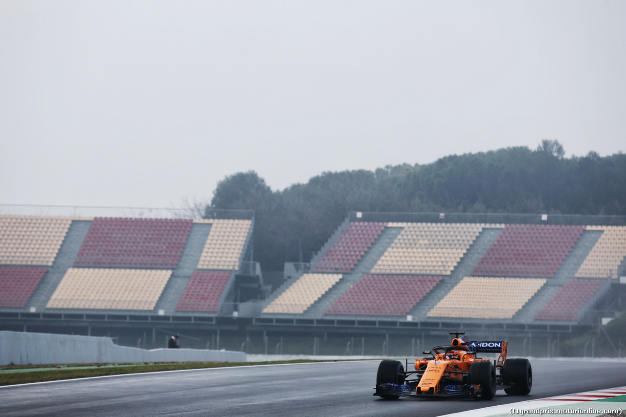 TEST F1 BARCELLONA 1 MARZO, Stoffel Vandoorne (BEL) McLaren MCL33.
01.03.2018.