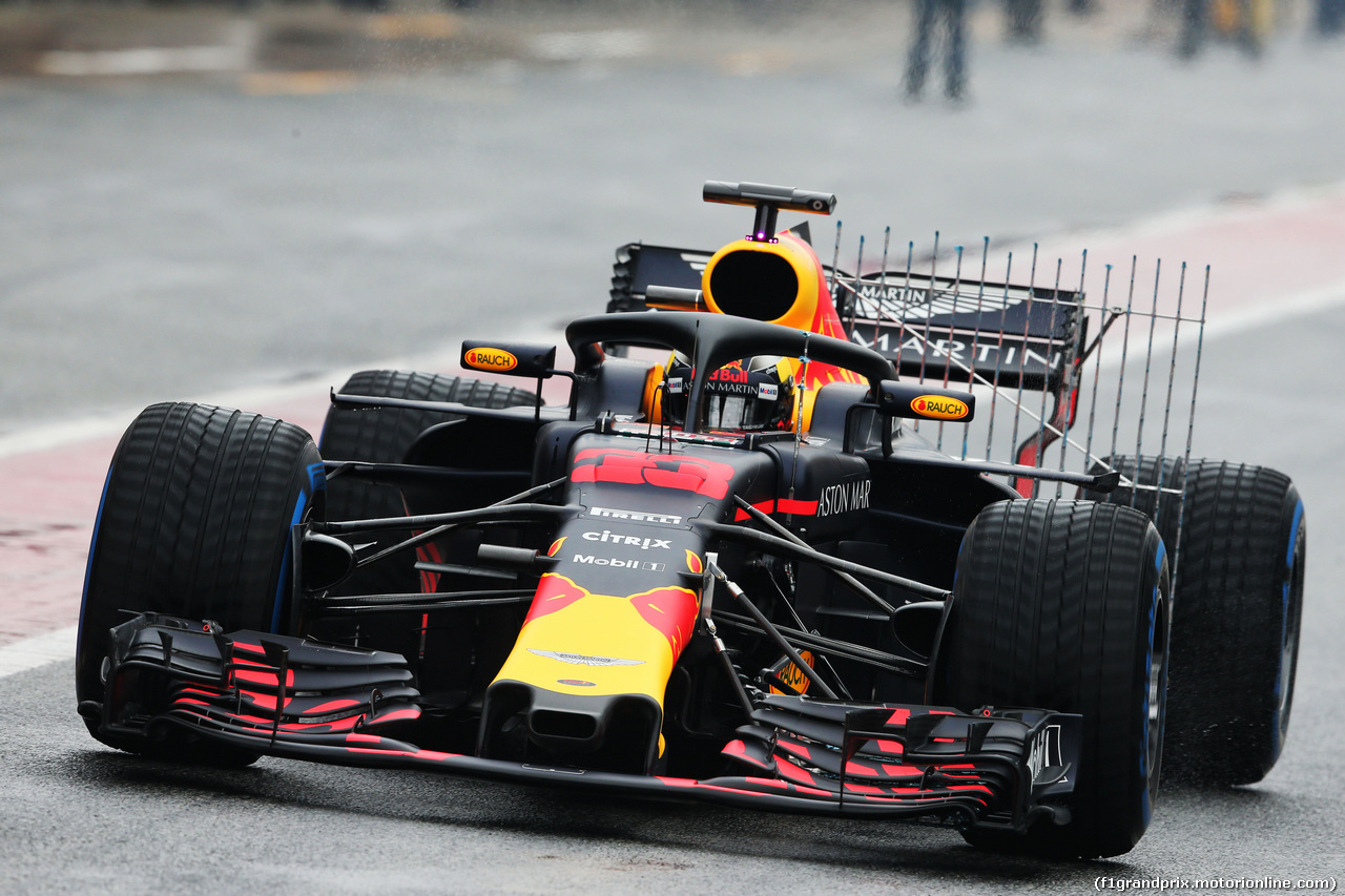 TEST F1 BARCELLONA 1 MARZO, Max Verstappen (NED) Red Bull Racing RB14 01.03.2018.