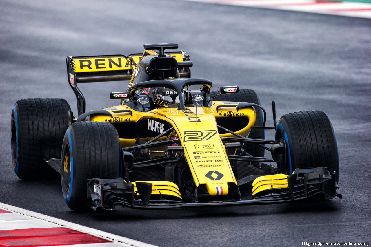 TEST F1 BARCELLONA 1 MARZO, Nico Hulkenberg (GER) Renault Sport F1 Team RS18.
01.03.2018.
