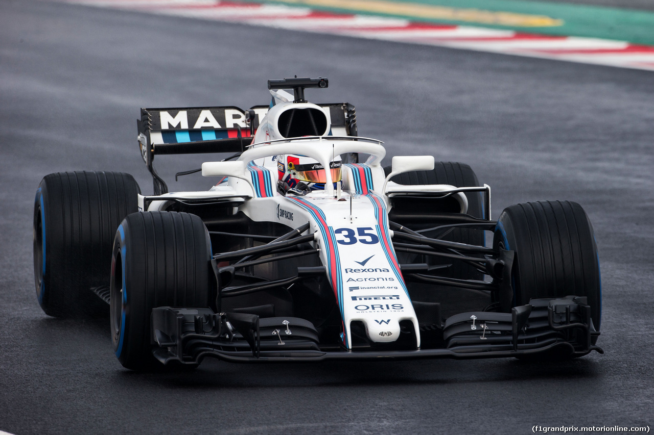 TEST F1 BARCELLONA 1 MARZO, Sergey Sirotkin (RUS) Williams FW41.
01.03.2018.