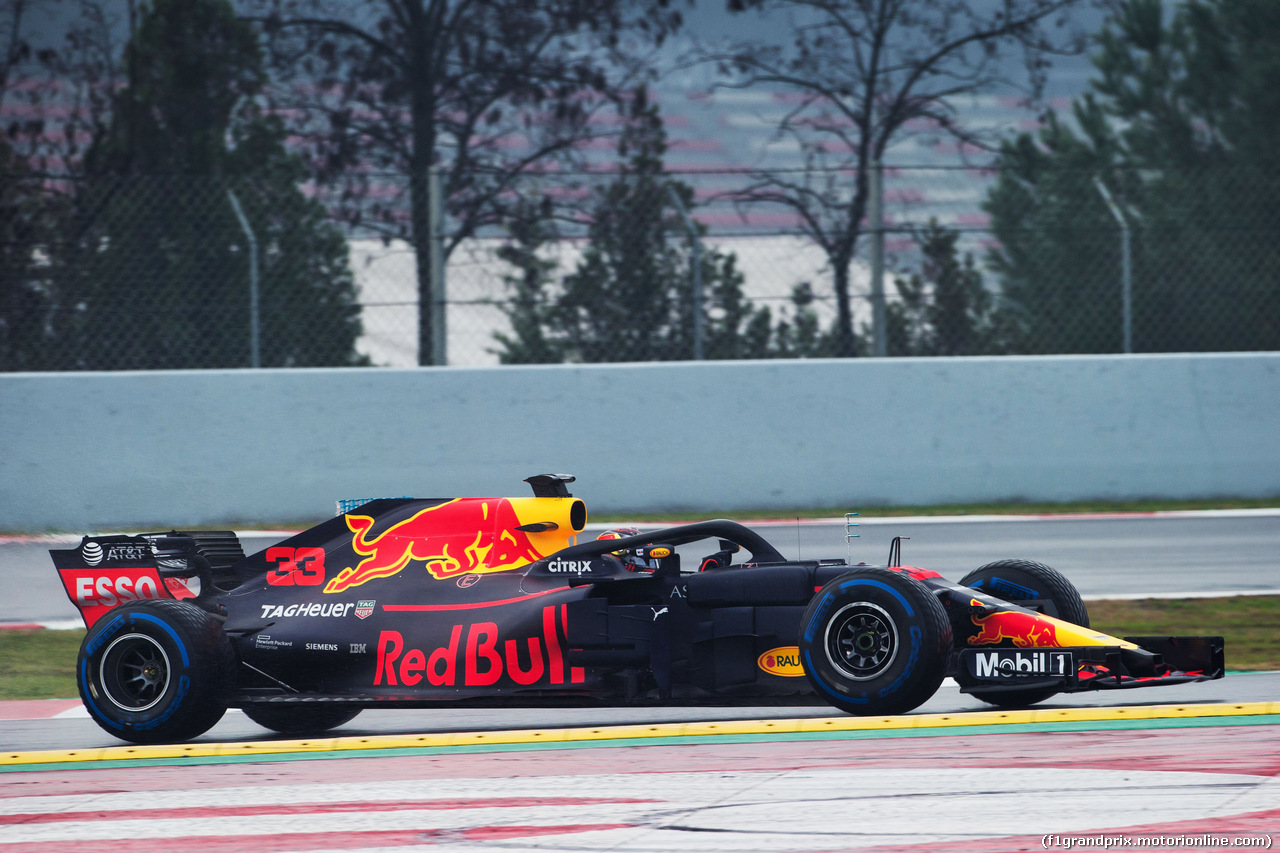 TEST F1 BARCELLONA 1 MARZO, Max Verstappen (NLD) Red Bull Racing RB13.
01.03.2018.