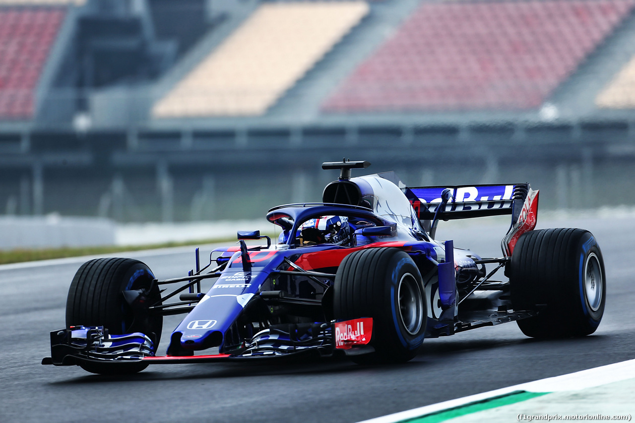 TEST F1 BARCELLONA 1 MARZO, Pierre Gasly (FRA) Scuderia Toro Rosso STR13.
01.03.2018.