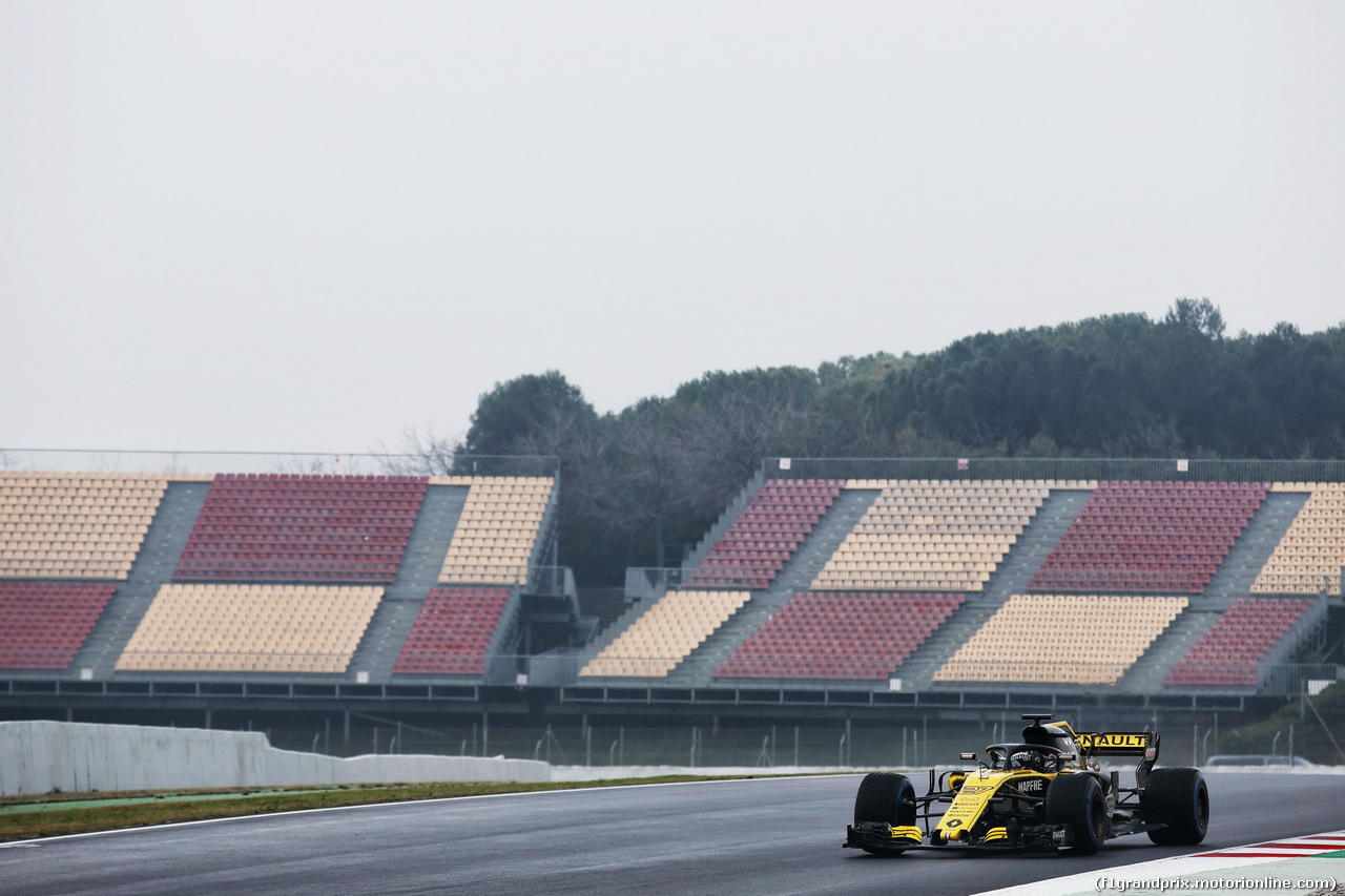 TEST F1 BARCELLONA 1 MARZO, Nico Hulkenberg (GER) Renault Sport F1 Team RS18.
01.03.2018.