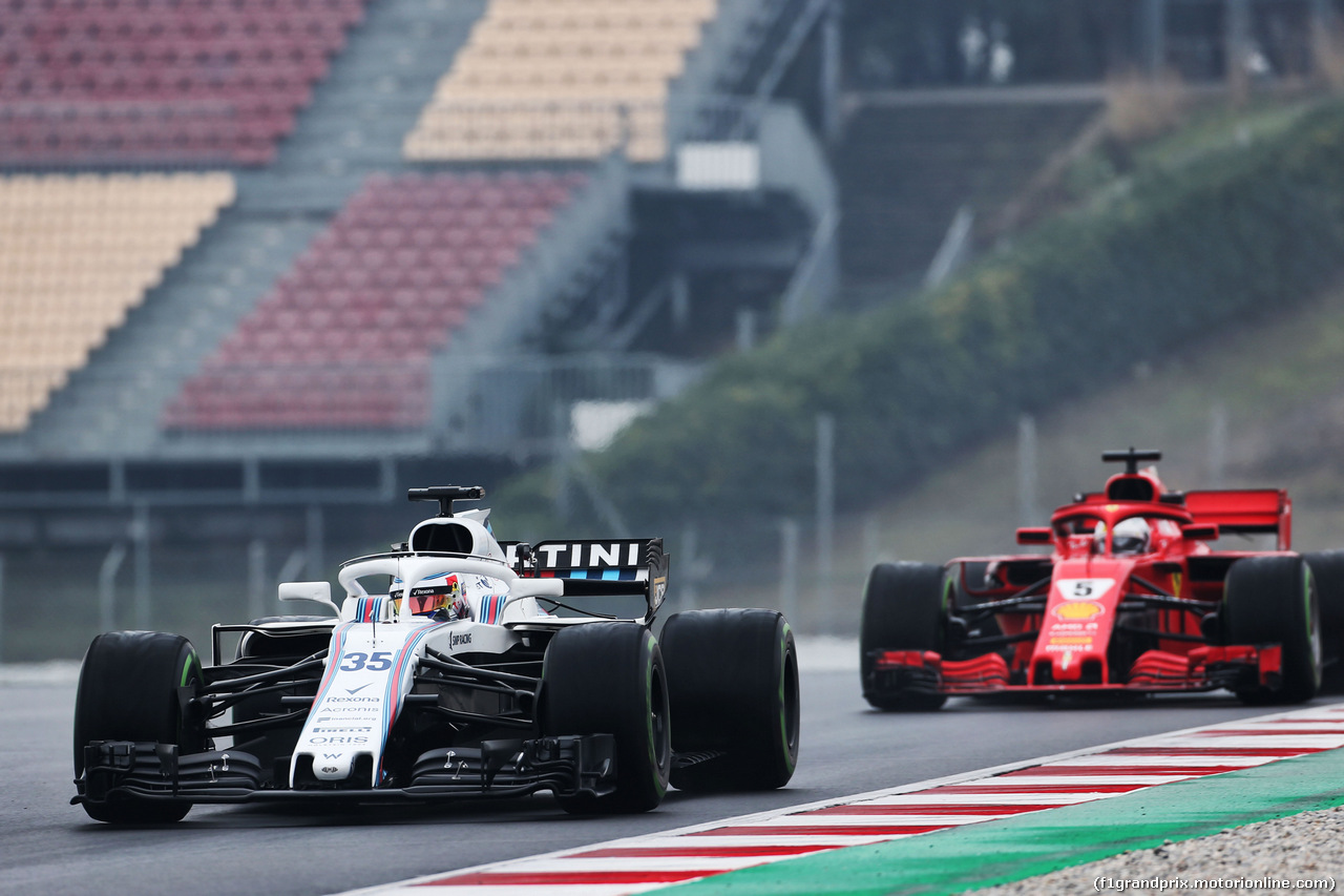 TEST F1 BARCELLONA 1 MARZO, Sergey Sirotkin (RUS) Williams FW41.
01.03.2018.