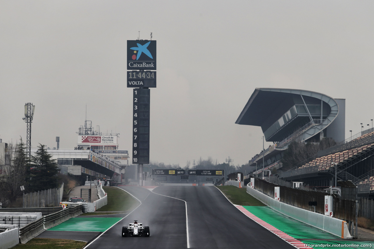 TEST F1 BARCELLONA 1 MARZO, Marcus Ericsson (SWE) Sauber C37.
01.03.2018.