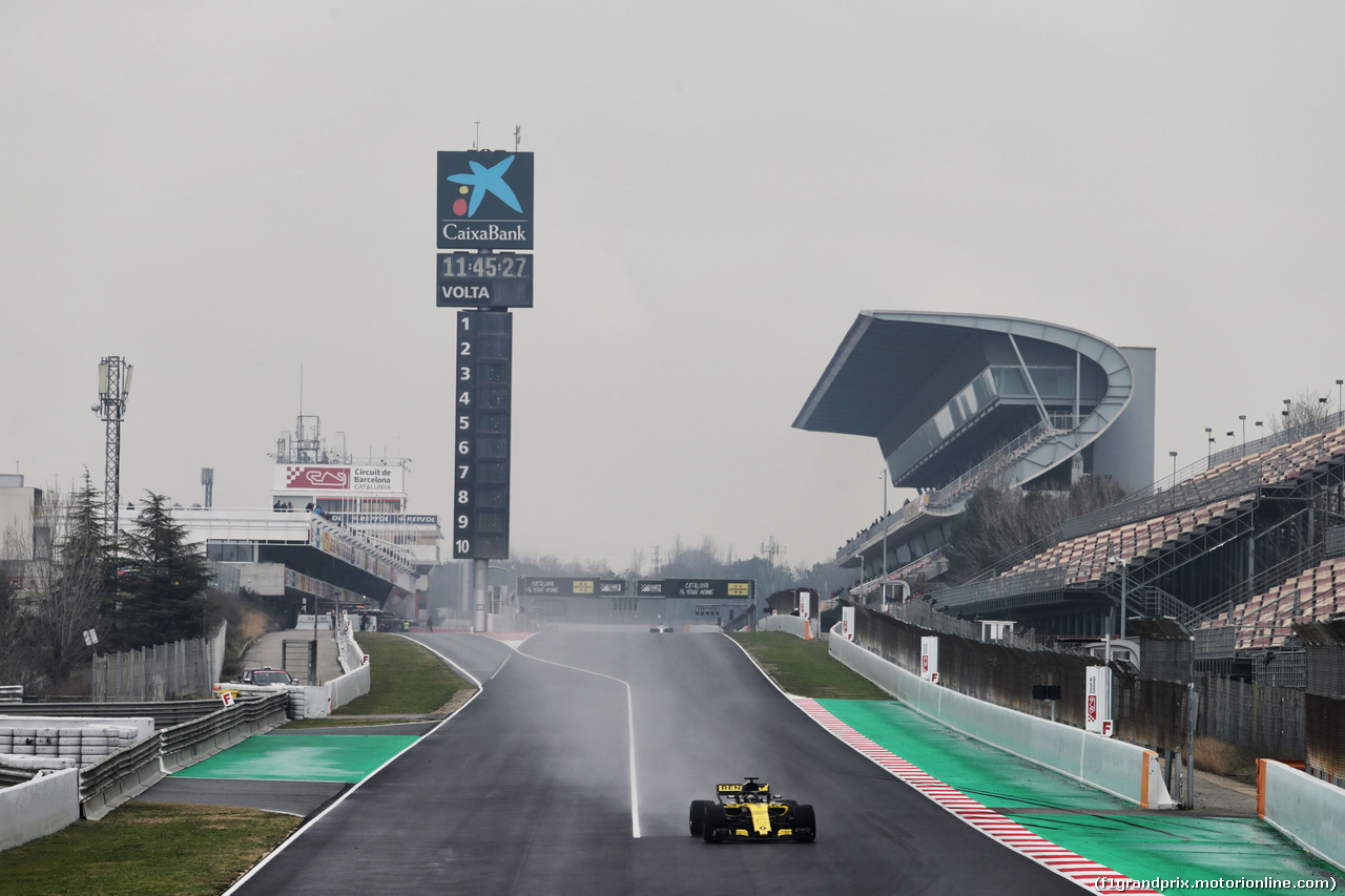 TEST F1 BARCELLONA 1 MARZO, Nico Hulkenberg (GER) Renault Sport F1 Team RS18.
01.03.2018.