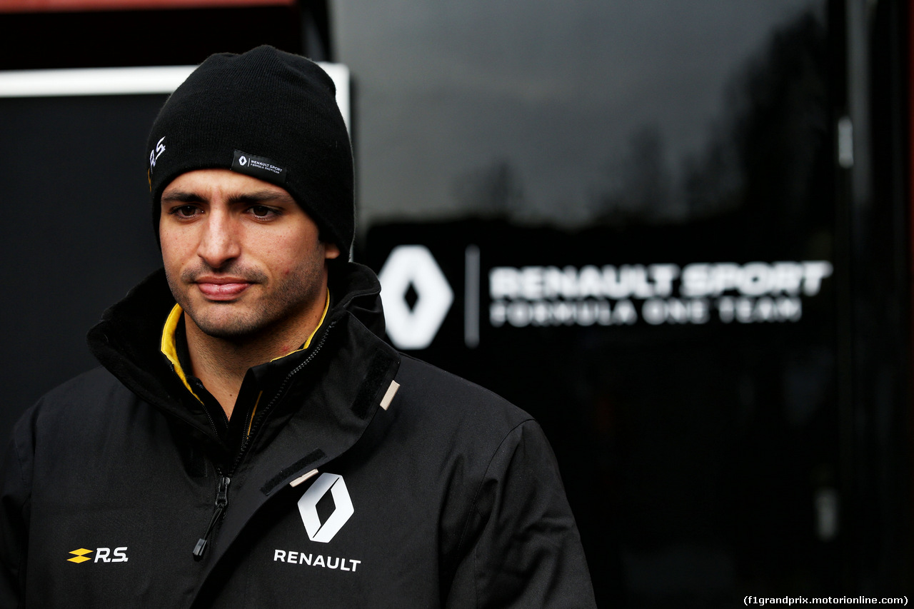 TEST F1 BARCELLONA 1 MARZO, Carlos Sainz Jr (ESP) Renault Sport F1 Team.
01.03.2018.