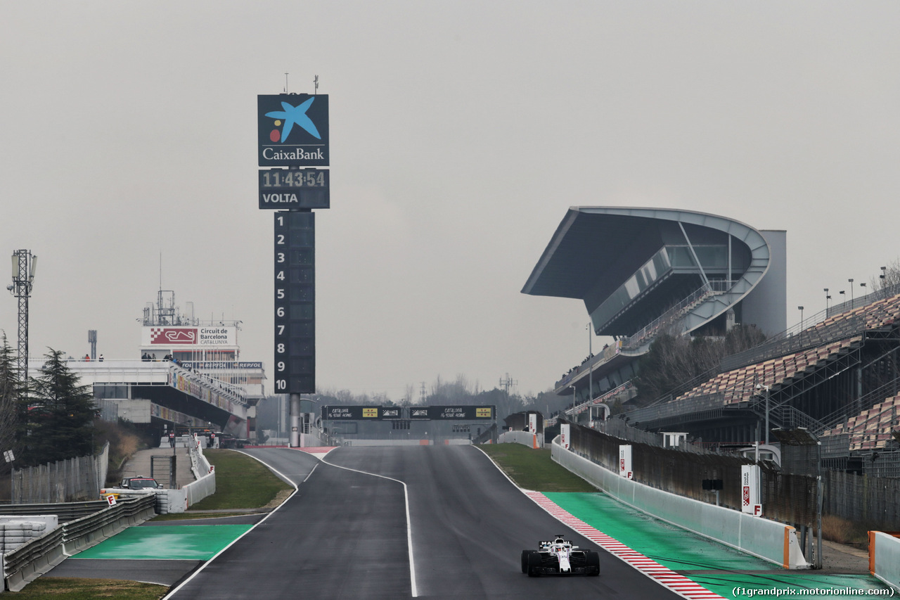 TEST F1 BARCELLONA 1 MARZO, Sergey Sirotkin (RUS) Williams FW41.
01.03.2018.