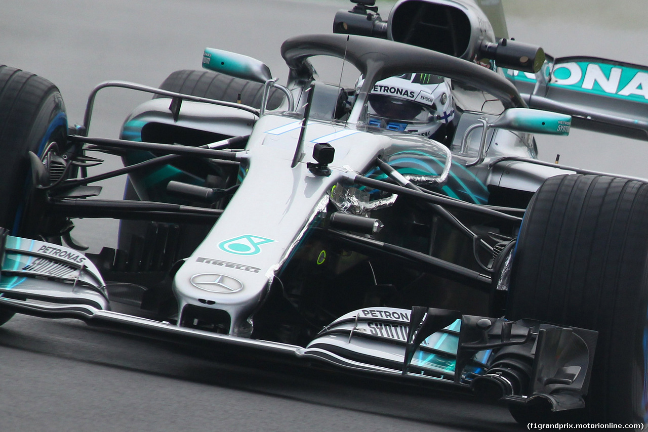 TEST F1 BARCELLONA 1 MARZO, 01.03.2018 - Valtteri Bottas (FIN) Mercedes AMG F1 W09