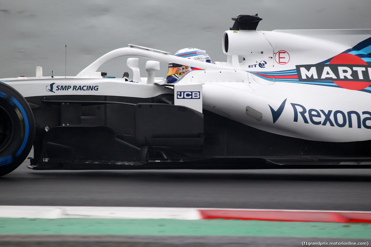 TEST F1 BARCELLONA 1 MARZO, 01.03.2018 - Sergey Sirotkin (RUS) Williams FW41