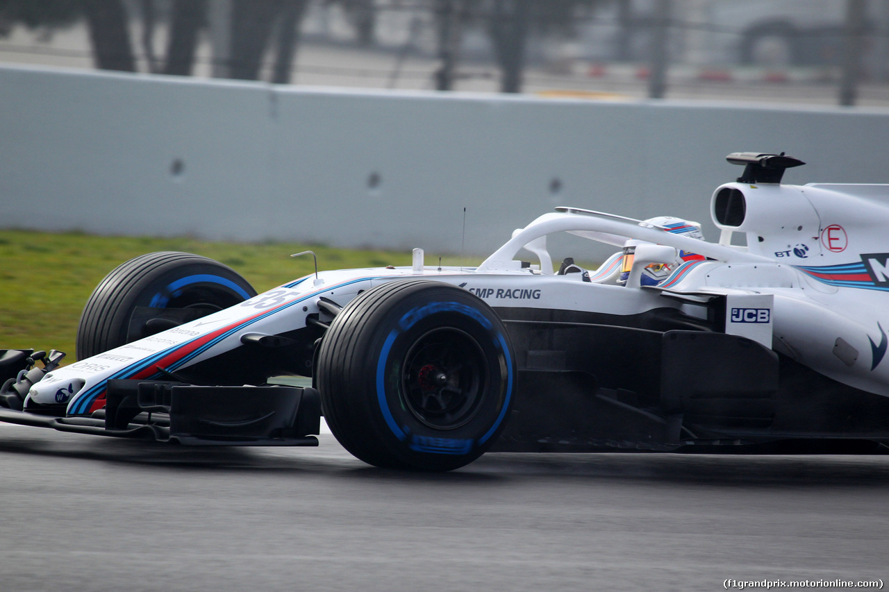 TEST F1 BARCELLONA 1 MARZO, 01.03.2018 - Sergey Sirotkin (RUS) Williams FW41