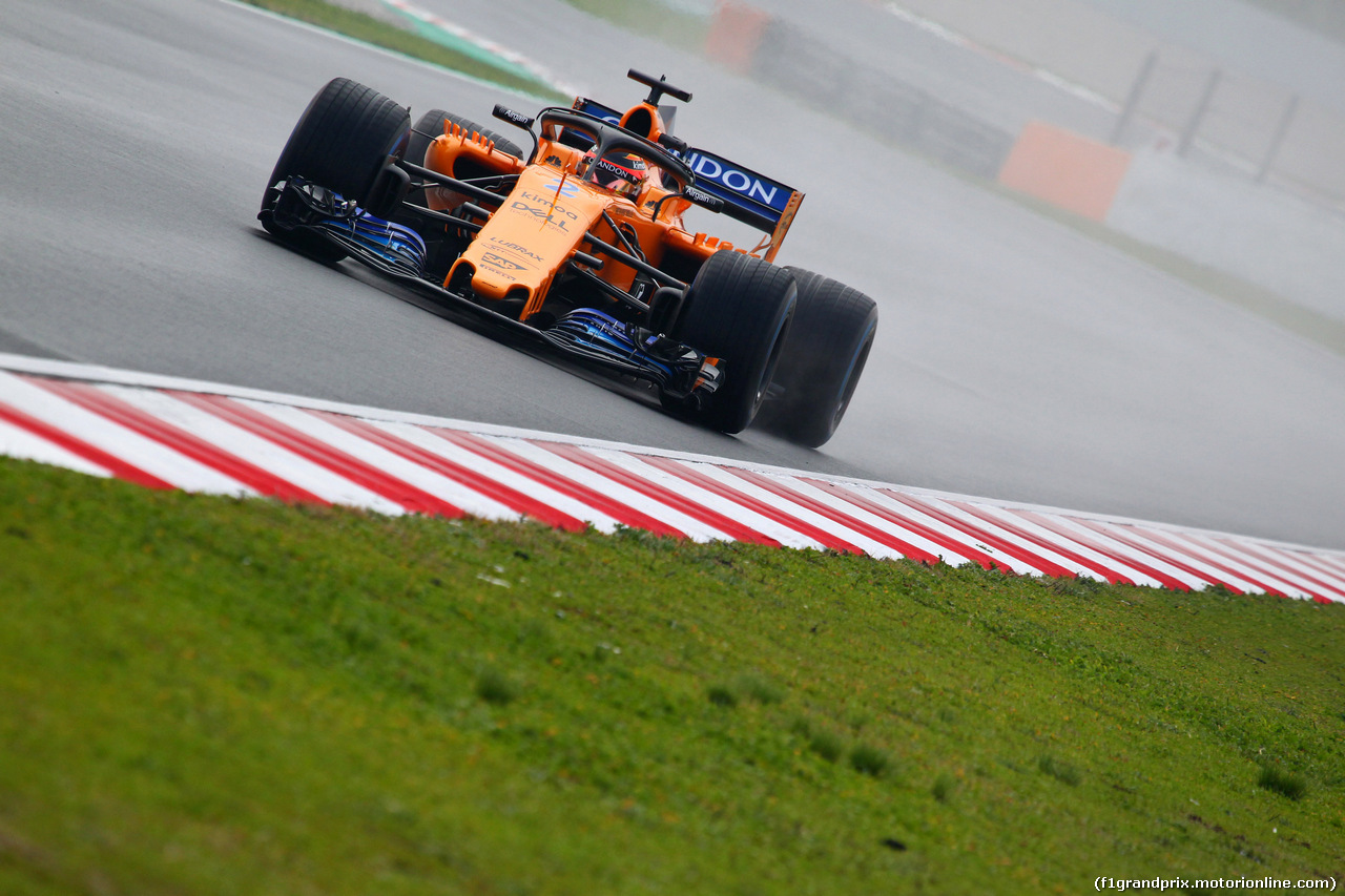 TEST F1 BARCELLONA 1 MARZO, 01.03.2018 - Stoffel Vandoorne (BEL) McLaren MCL33