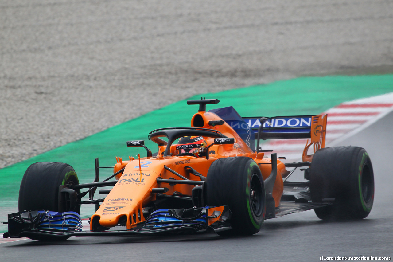 TEST F1 BARCELLONA 1 MARZO, 01.03.2018 - Stoffel Vandoorne (BEL) McLaren MCL33