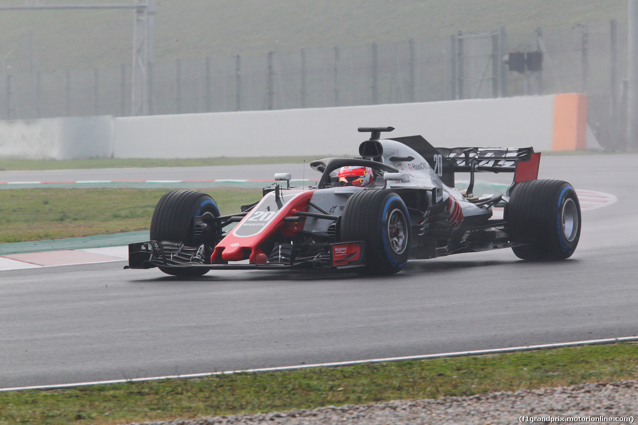 TEST F1 BARCELLONA 1 MARZO, 01.03.2018 - Kevin Magnussen (DEN) Haas F1 Team VF-18