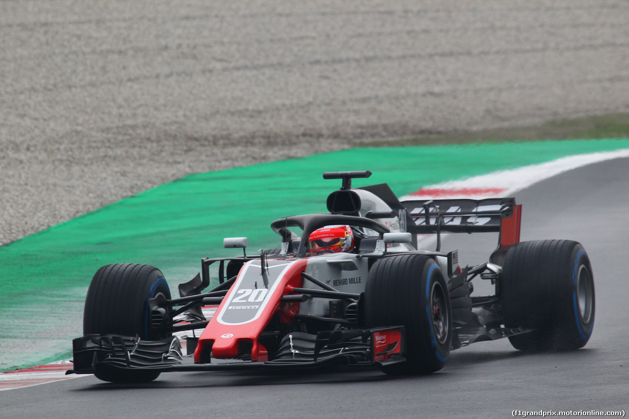 TEST F1 BARCELLONA 1 MARZO, 01.03.2018 - Kevin Magnussen (DEN) Haas F1 Team VF-18