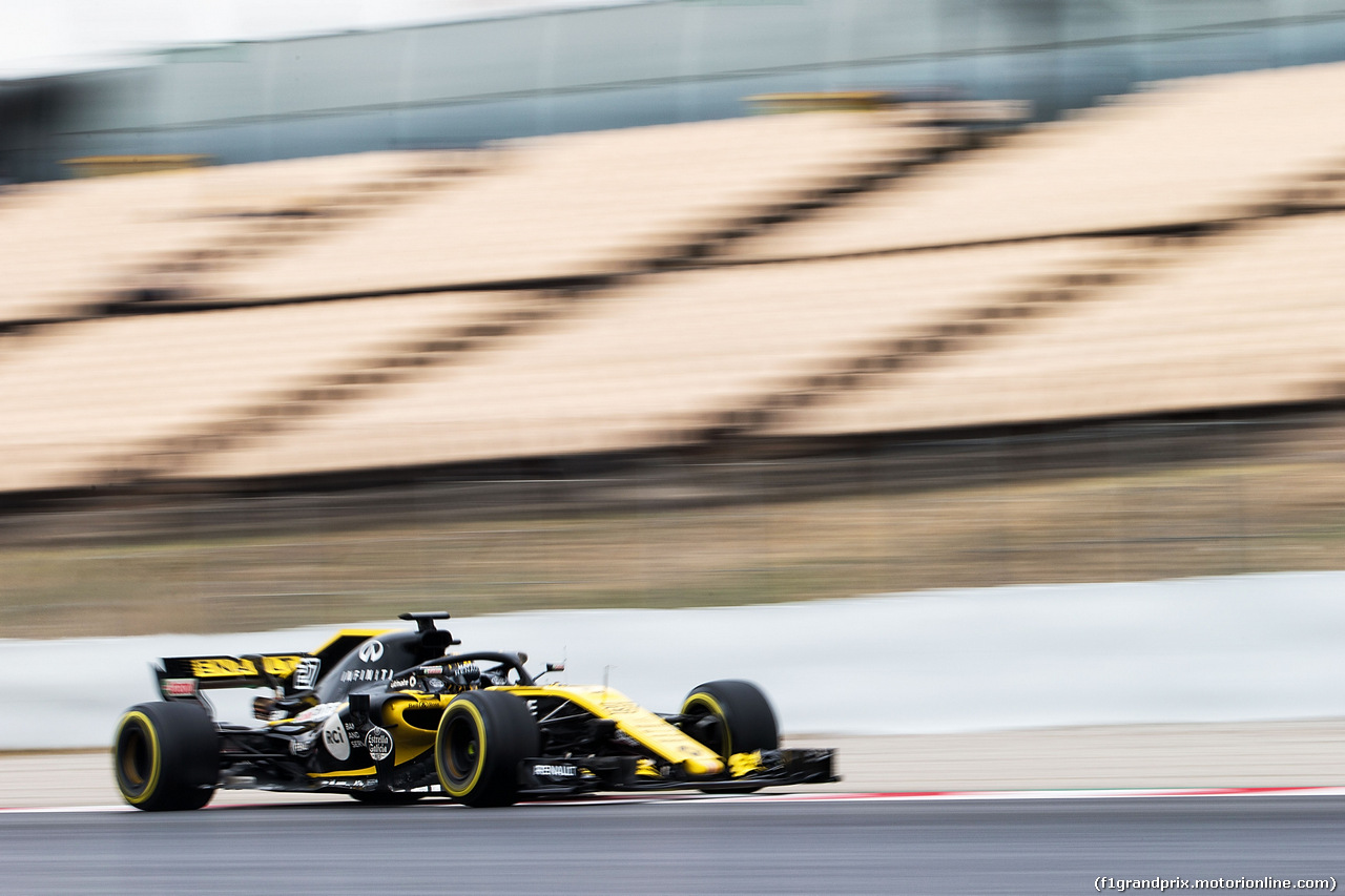 TEST F1 BARCELLONA 1 MARZO, Nico Hulkenberg (GER) Renault Sport F1 Team RS18.
01.03.2018.