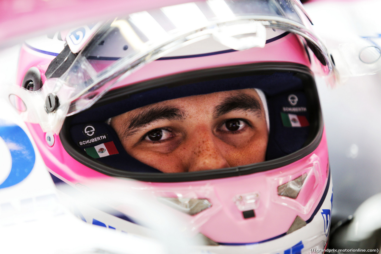 TEST F1 BARCELLONA 1 MARZO, Sergio Perez (MEX) Sahara Force India F1 VJM11.
01.03.2018.