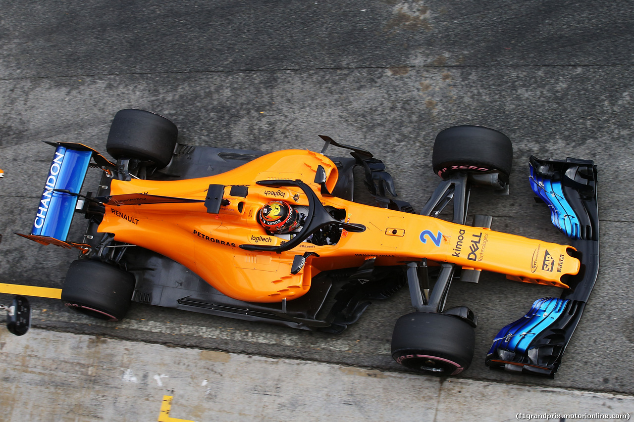 TEST F1 BARCELLONA 1 MARZO, Stoffel Vandoorne (BEL) McLaren MCL33.
01.03.2018.