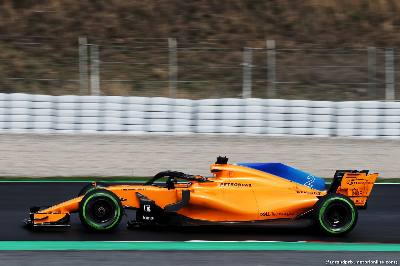 TEST F1 BARCELLONA 1 MARZO, Stoffel Vandoorne (BEL) McLaren MCL33.
01.03.2018.