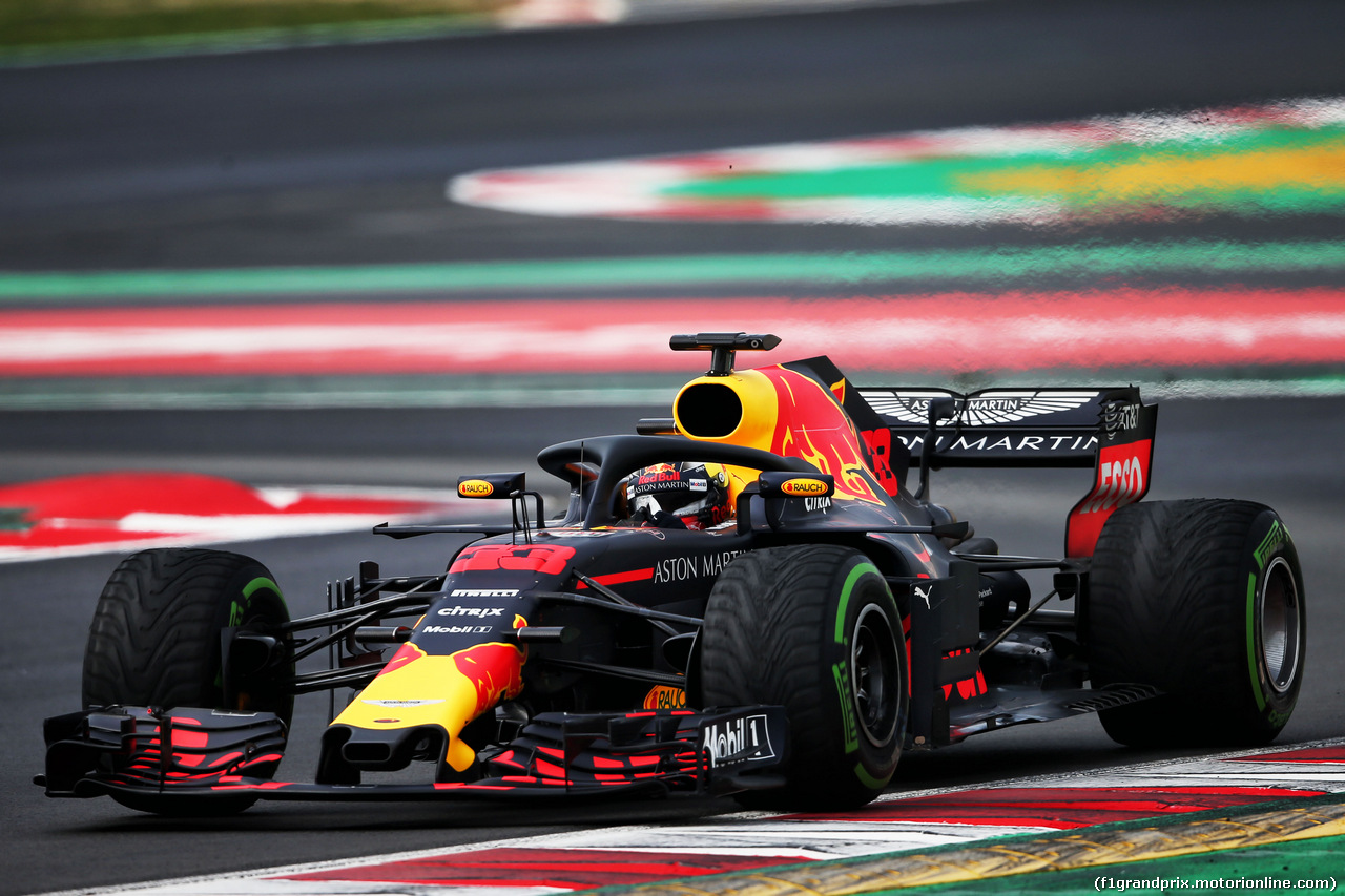 TEST F1 BARCELLONA 1 MARZO, Max Verstappen (NED) Red Bull Racing RB14 01.03.2018.