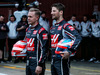 TEST F1 BARCELLONA 26 FEBBRAIO, (L to R): Romain Grosjean (FRA) Haas F1 Team with Kevin Magnussen (DEN) Haas F1 Team.
26.02.2018.