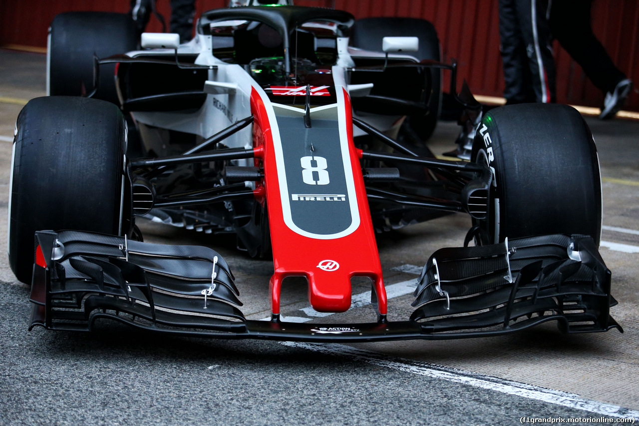 TEST F1 BARCELLONA 26 FEBBRAIO, Haas VF-18 front wing.
26.02.2018.
