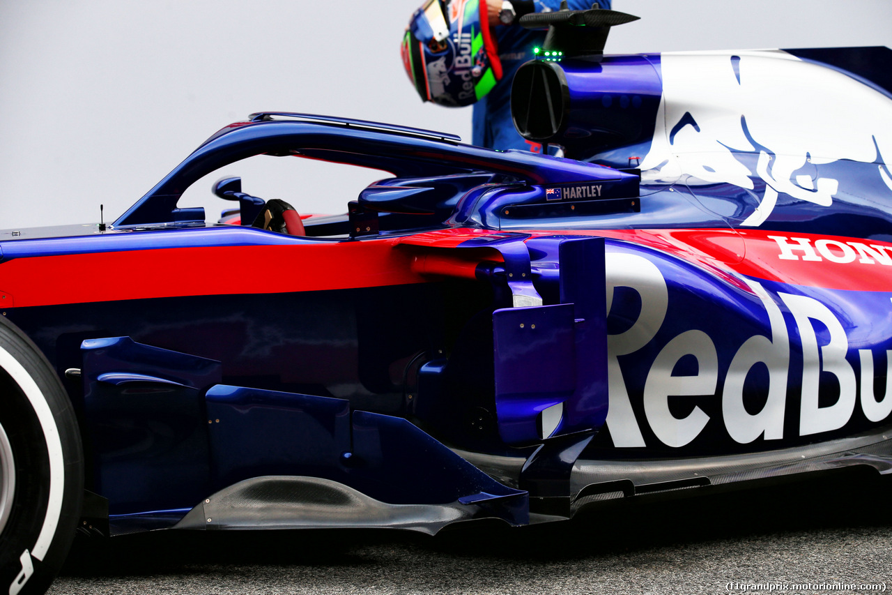 TEST F1 BARCELLONA 26 FEBBRAIO, Scuderia Toro Rosso STR13 sidepod.
26.02.2018.