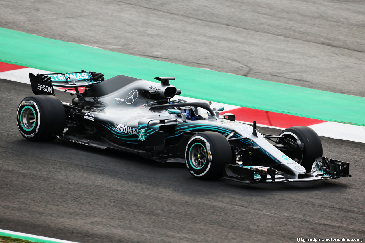 TEST F1 BARCELLONA 26 FEBBRAIO, Valtteri Bottas (FIN) Mercedes AMG F1 W09.
26.02.2018.