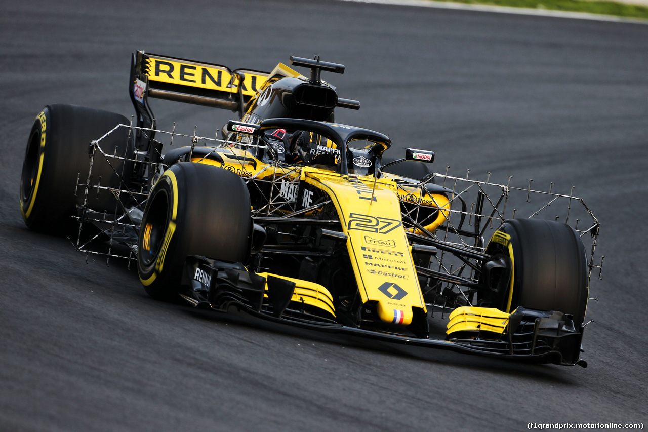 TEST F1 BARCELLONA 26 FEBBRAIO, Nico Hulkenberg (GER) Renault Sport F1 Team RS18.
26.02.2018.