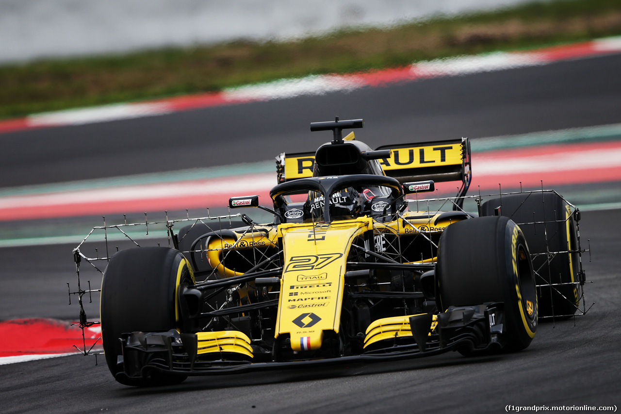 TEST F1 BARCELLONA 26 FEBBRAIO, Nico Hulkenberg (GER) Renault Sport F1 Team RS18.
26.02.2018.