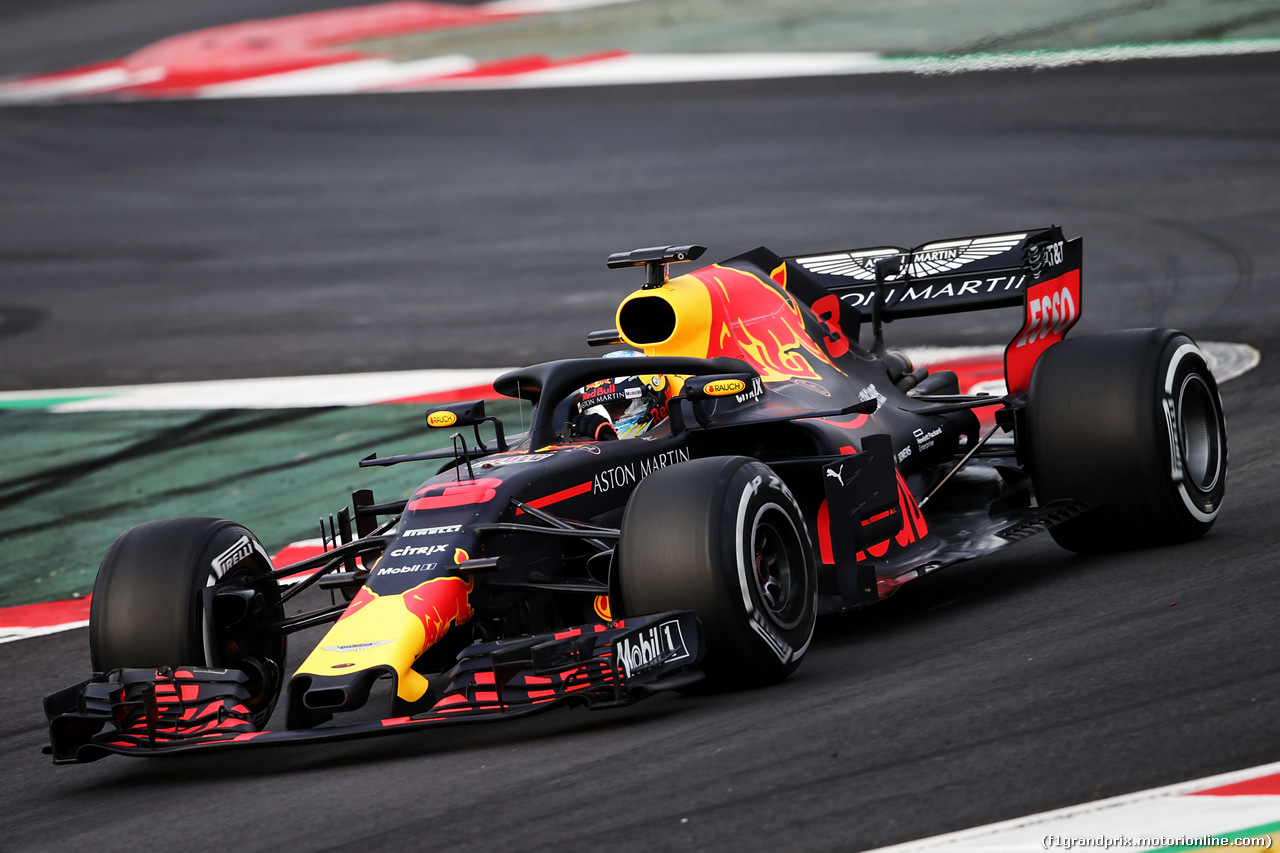 TEST F1 BARCELLONA 26 FEBBRAIO, Daniel Ricciardo (AUS) Red Bull Racing RB14.
26.02.2018.