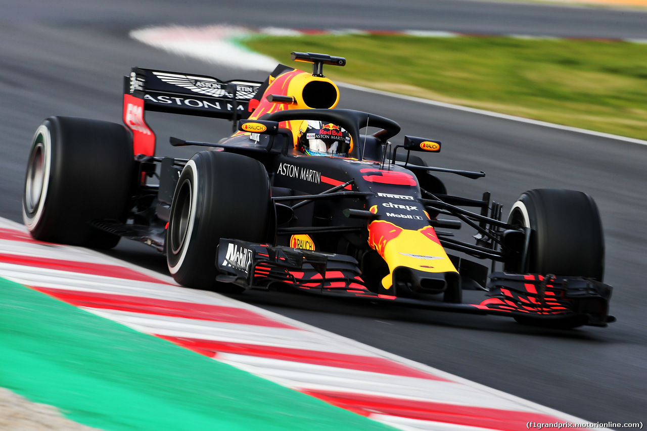TEST F1 BARCELLONA 26 FEBBRAIO, Daniel Ricciardo (AUS) Red Bull Racing RB14.
26.02.2018.