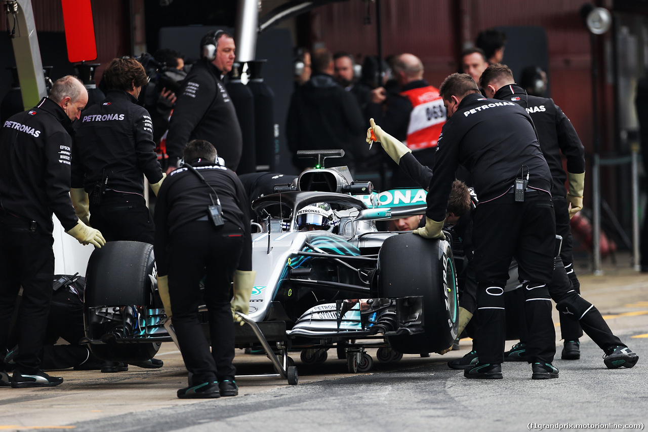 TEST F1 BARCELLONA 26 FEBBRAIO, Valtteri Bottas (FIN) Mercedes AMG F1 W09.
26.02.2018.