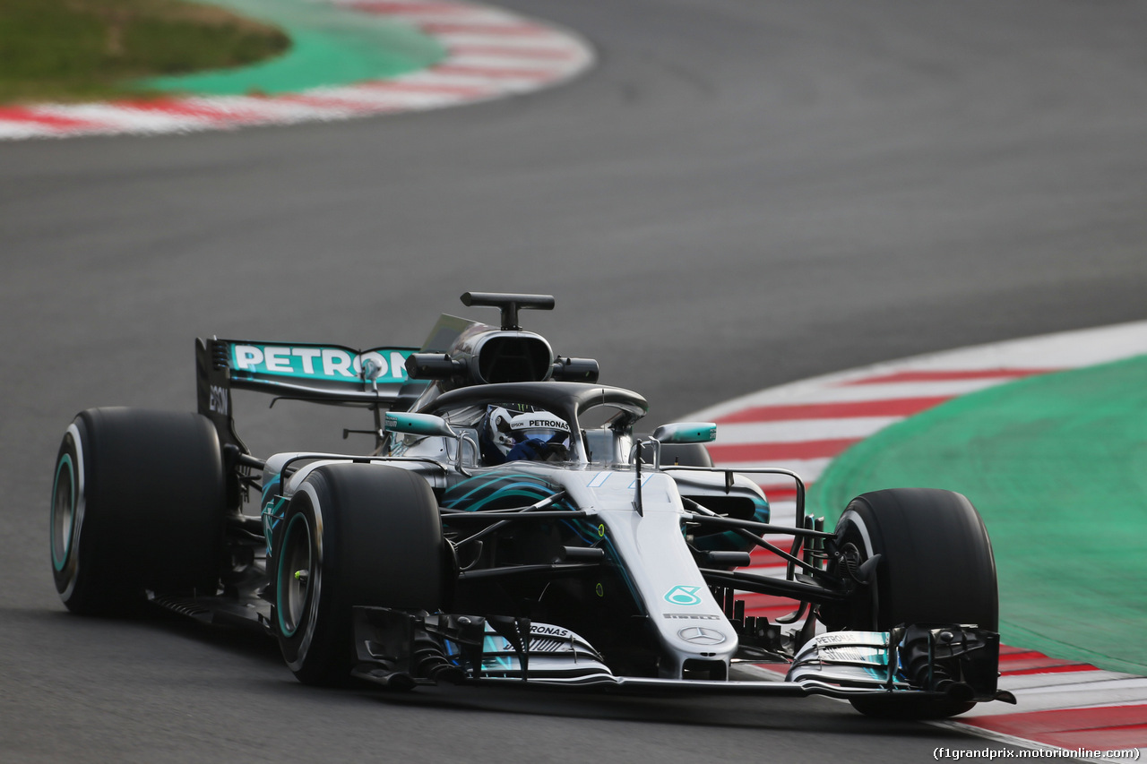 TEST F1 BARCELLONA 26 FEBBRAIO, Valtteri Bottas (FIN) Mercedes AMG F1 W09.
26.02.2018.