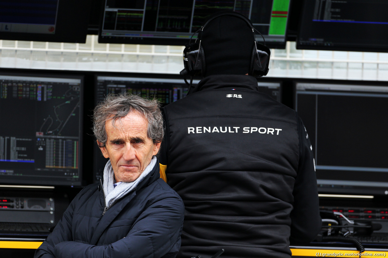 TEST F1 BARCELLONA 26 FEBBRAIO, Alain Prost (FRA) Renault Sport F1 Team Special Advisor.
26.02.2018.