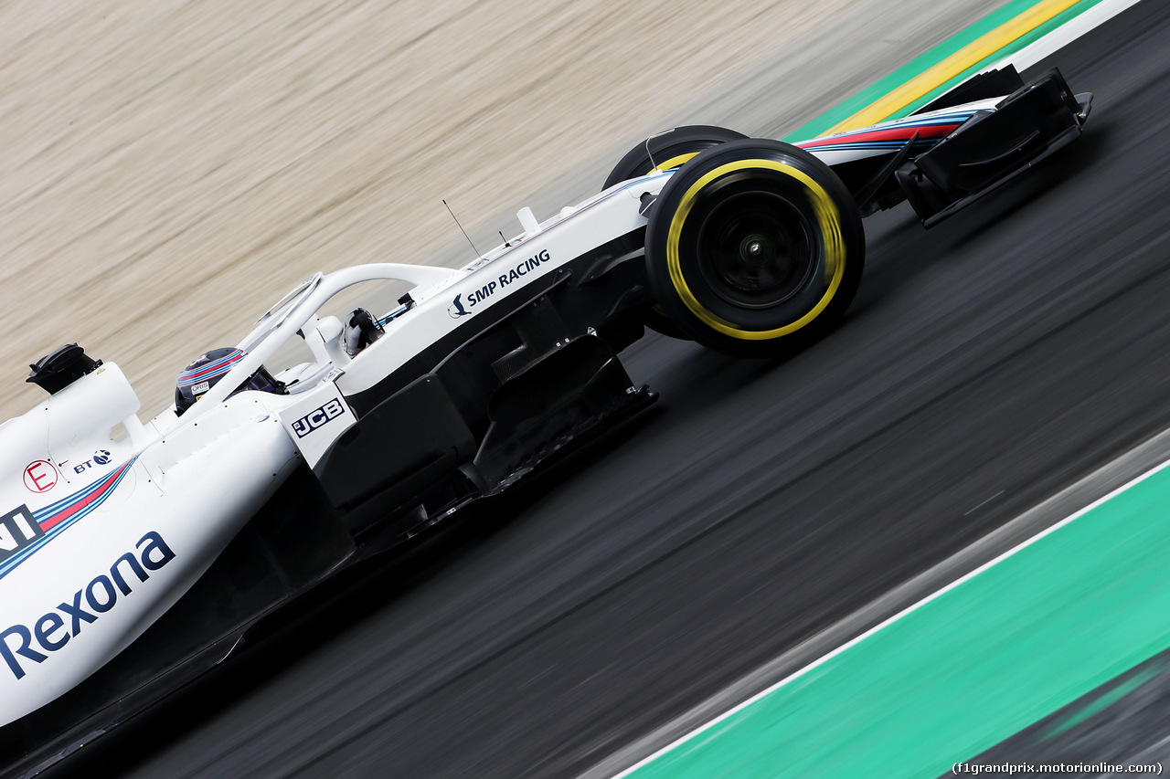 TEST F1 BARCELLONA 26 FEBBRAIO, Lance Stroll (CDN) Williams FW41.
26.02.2018.
