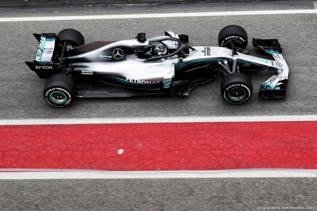 TEST F1 BARCELLONA 26 FEBBRAIO, Valtteri Bottas (FIN) Mercedes AMG F1 W09.
26.02.2018.