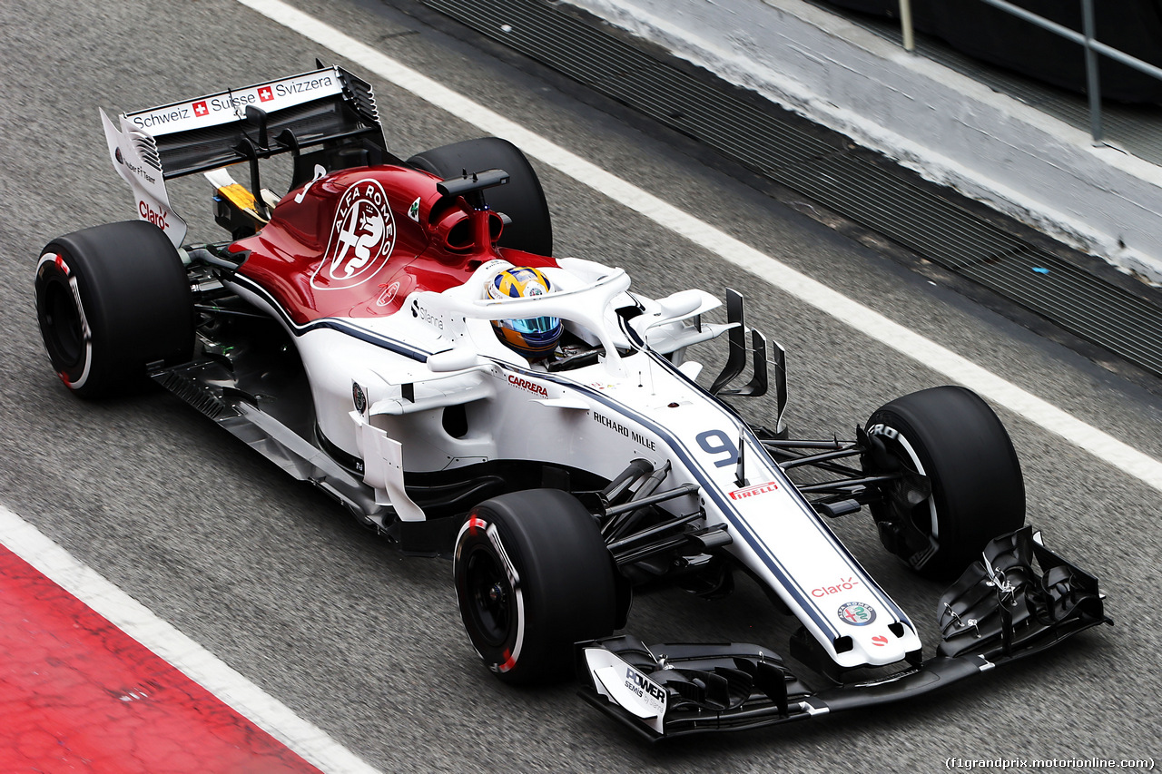 TEST F1 BARCELLONA 26 FEBBRAIO, Marcus Ericsson (SWE) Sauber C37.
26.02.2018.