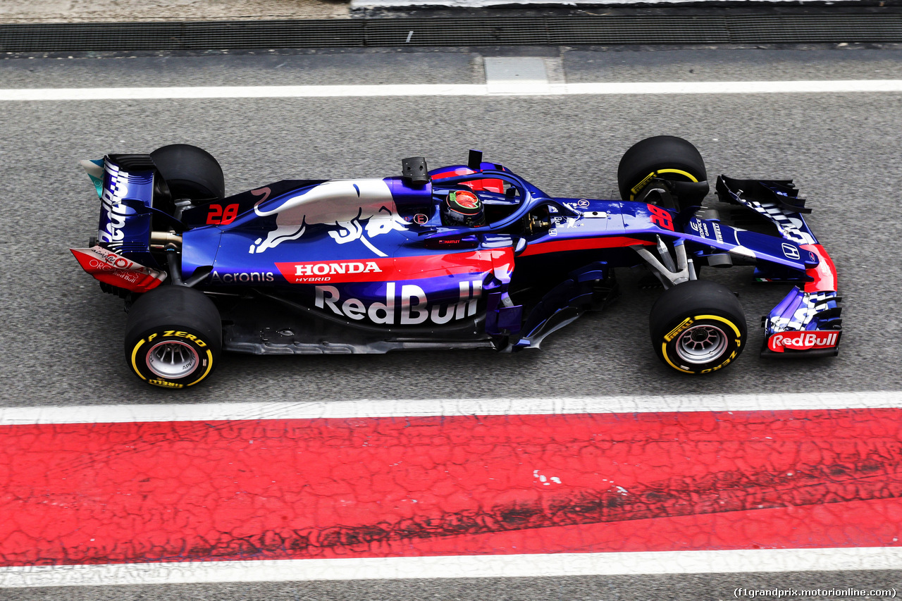 TEST F1 BARCELLONA 26 FEBBRAIO, Brendon Hartley (NZL) Scuderia Toro Rosso STR13.
26.02.2018.