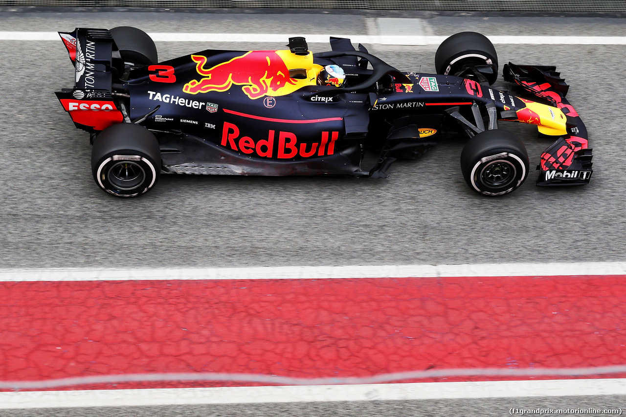 TEST F1 BARCELLONA 26 FEBBRAIO, Daniel Ricciardo (AUS) Red Bull Racing RB14.
26.02.2018.