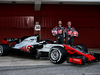 TEST F1 BARCELLONA 26 FEBBRAIO, (L to R): Romain Grosjean (FRA) Haas F1 Team e Kevin Magnussen (DEN) Haas F1 Team reveal the Haas VF-18.
26.02.2018.